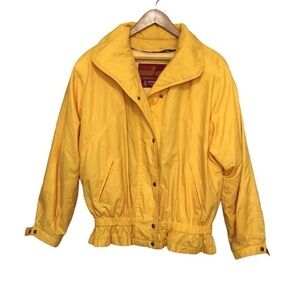 Vintage London Fog Winning Edge Yellow Jacket  Windbreaker thinsulate 13/14
